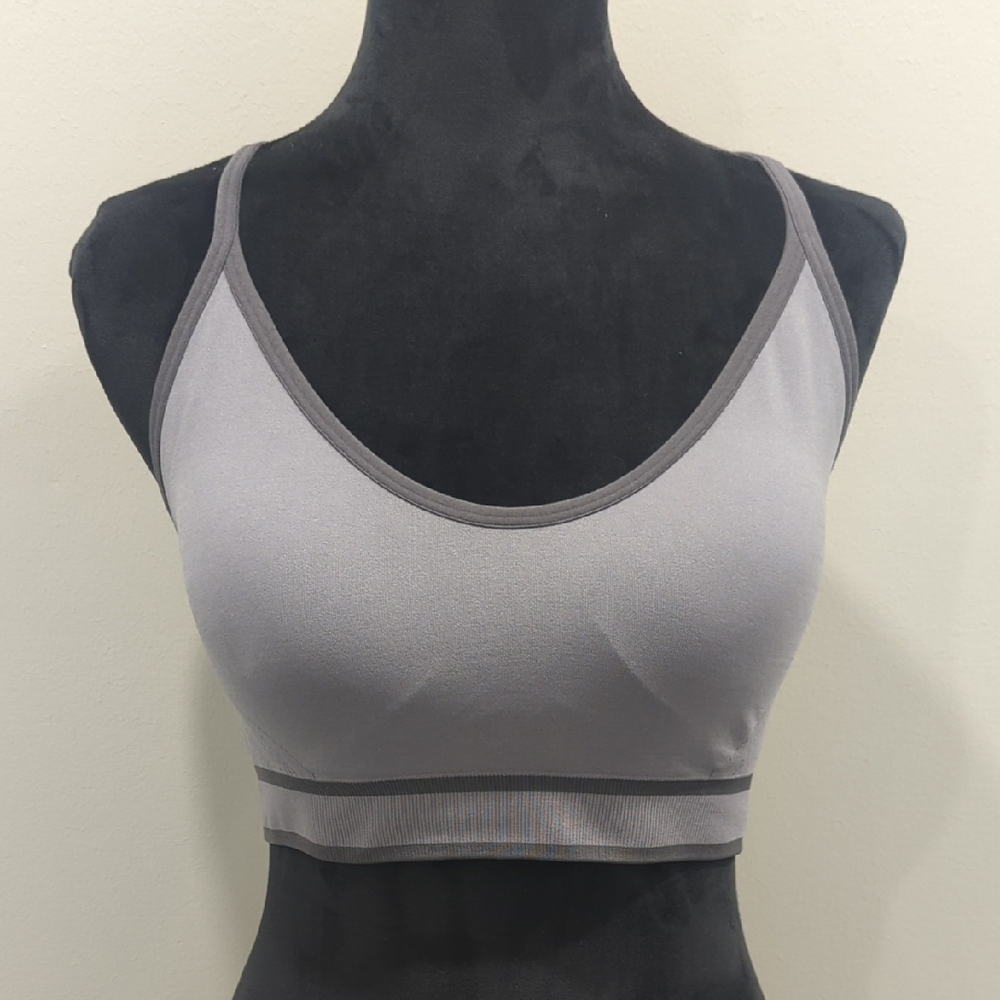 Avia Charcoal Gray Sports Bra